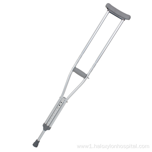 Folding lightweight stainless disabled under arm crutches